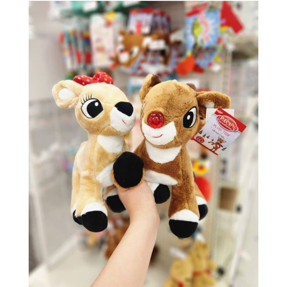 Rudolph The Red-Nosed Reindeer - Clarice 10 Inch Musical Light-Up Stuffed Plush - Picture 4 of 6